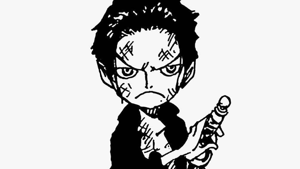 One Piece: Bí ẩn danh hiệu "Thợ săn Hải quân" của Mihawk, vết sẹo quá khứ đã được Oda hé lộ- Ảnh 2.