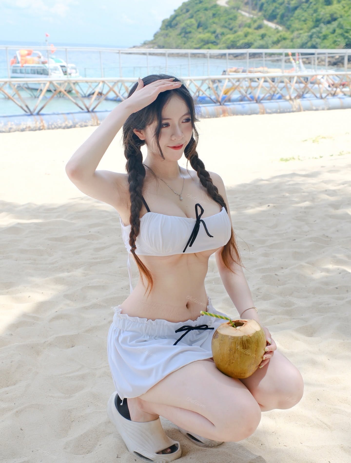 Cù Lao Chàm trắng tinh, đẹp lung linh trong bộ ảnh mới của cô nàng hot girl này- Ảnh 7.