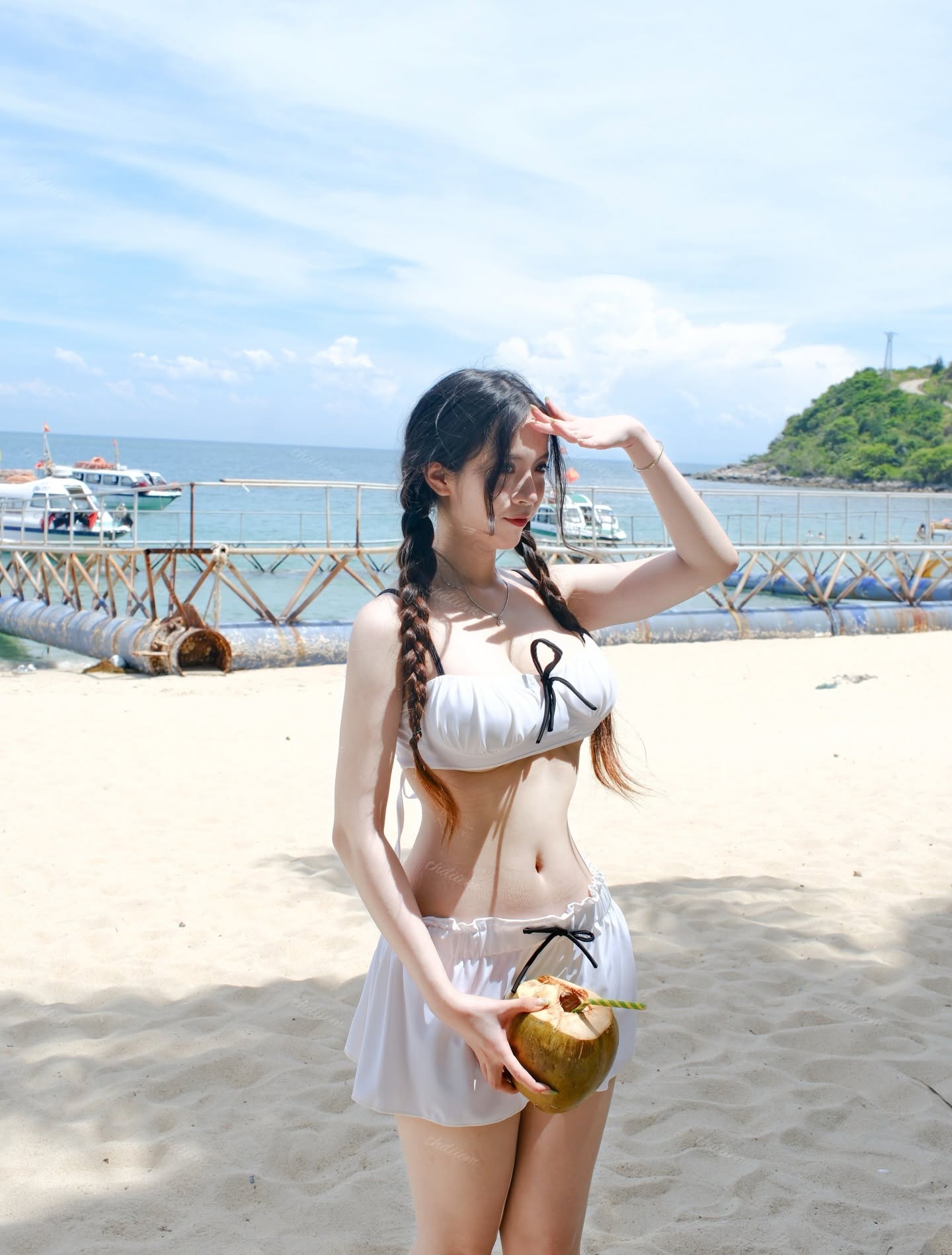 Cù Lao Chàm trắng tinh, đẹp lung linh trong bộ ảnh mới của cô nàng hot girl này- Ảnh 6.
