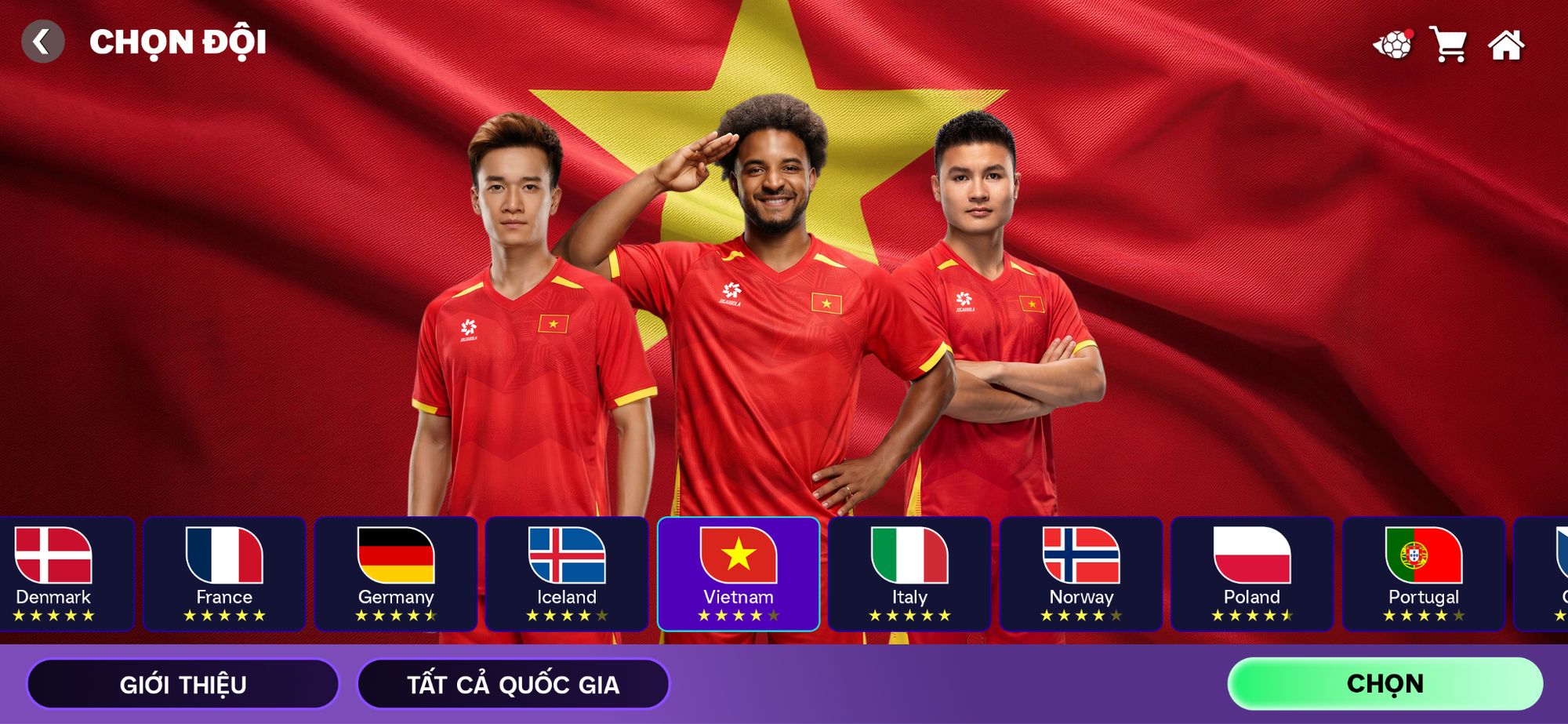 Đội tuyển Việt Nam chính thức xuất hiện trong FC Mobile Việt Nam- Ảnh 3.