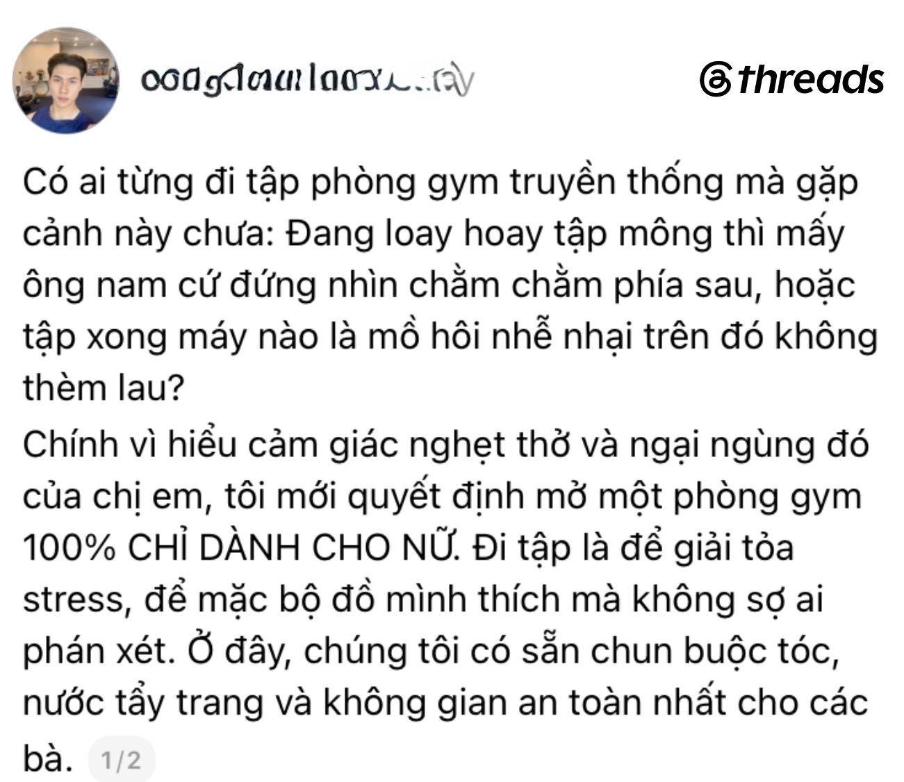 Tranh cãi mô hình phòng gym nữ "private" nhưng huấn luyện viên là nam- Ảnh 2. Tranh cãi mô hình phòng gym nữ "private" nhưng huấn luyện viên là nam- Ảnh 2.