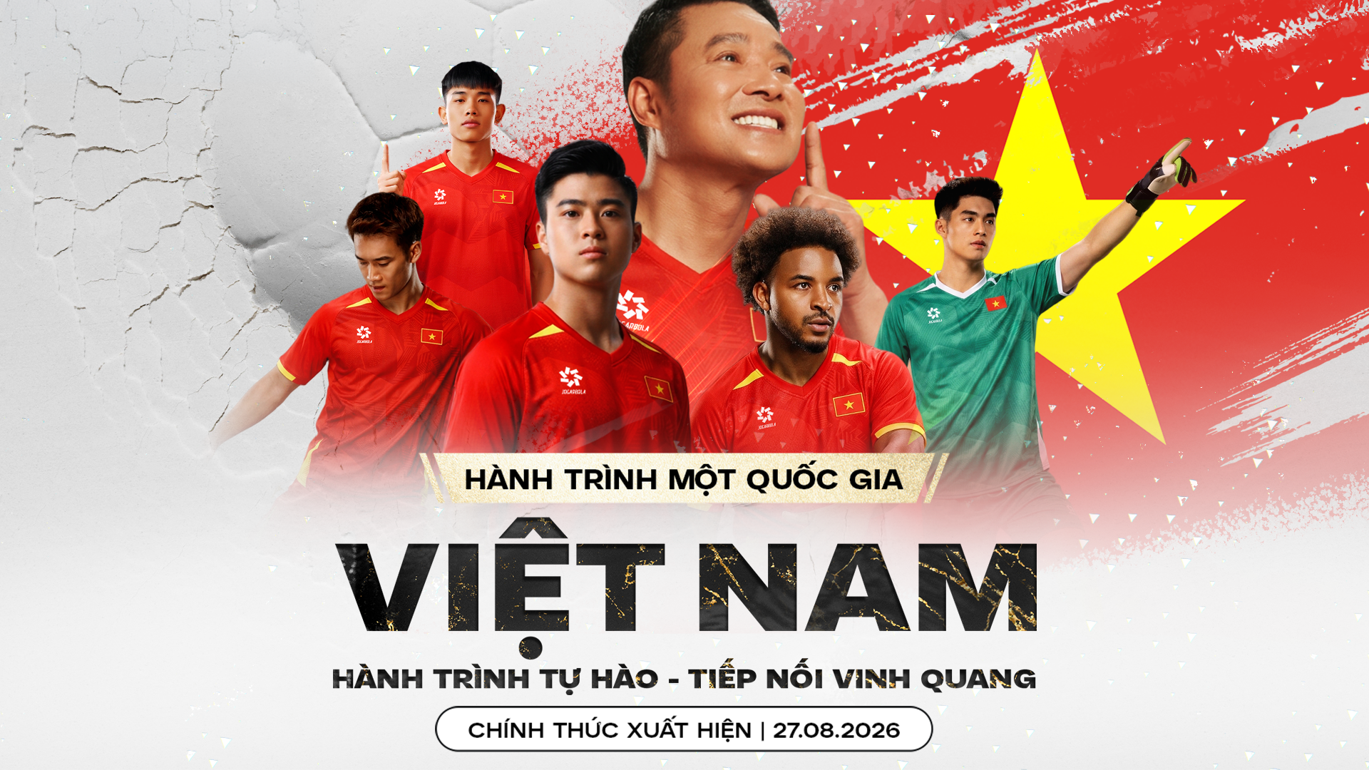 Sự kiện Hành Trình Một Quốc Gia Việt Nam FC Mobile mừng 30 năm bóng đá Việt Nam