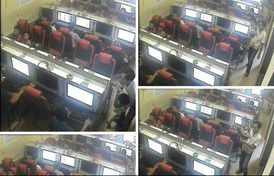  Đây là cảnh ăn trộm linh kiện PC trong quán net. Với chủ phòng máy, những thiệt hại như thế này còn tệ hơn cả việc chúng ta mất ví hay mất xe đạp. 