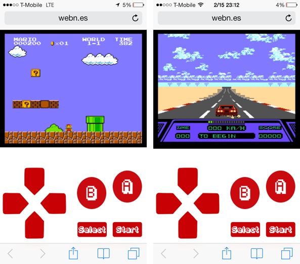 Hướng dẫn cách chơi 1000 game NES ngay trên trình duyệt của iPhone chưa jailbreak