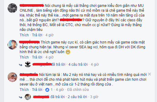 Chuyện xưa như trái đất: Game thủ Việt không thích chơi game khó, MU Legend lại bị ném đá