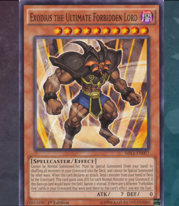  Exodis The Ultimate Forbidden Lord 