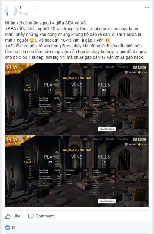 Thiên đường mới cho dân mê Battlegrounds Việt: Server Asia vừa dễ chơi vừa ít gặp hack