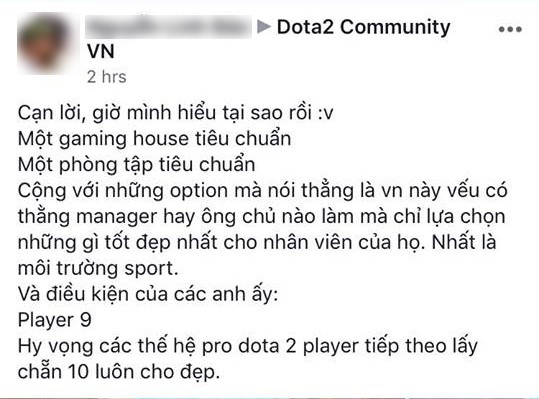 Làng DOTA 2 Việt dậy sóng vì tranh cãi 