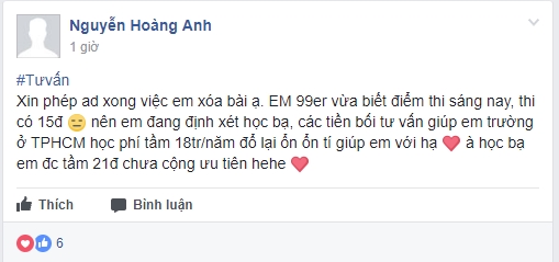 Một game thủ Việt xin tư vấn chọn trường trên Group Dota2Vn