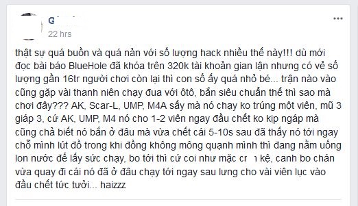 Game thủ PUBG Việt: Ban 320K tài khoản hack chỉ là 