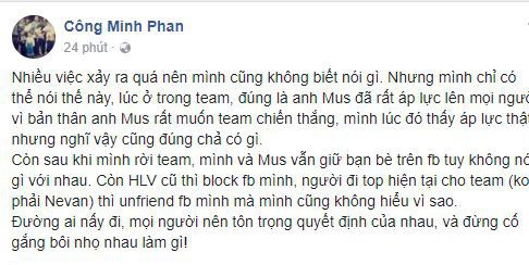  Stark - cựu tuyển thủ đường trên của GAM lại tỏ ra khá thông cảm với Optimus. Anh cho rằng những Optimus làm cũng chỉ vì chiến thắng 