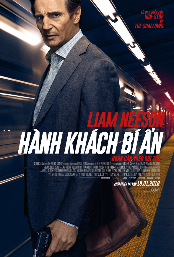 Liam Neeson tái xuất khán giả Việt Nam trong phim hành động mới The Commuter