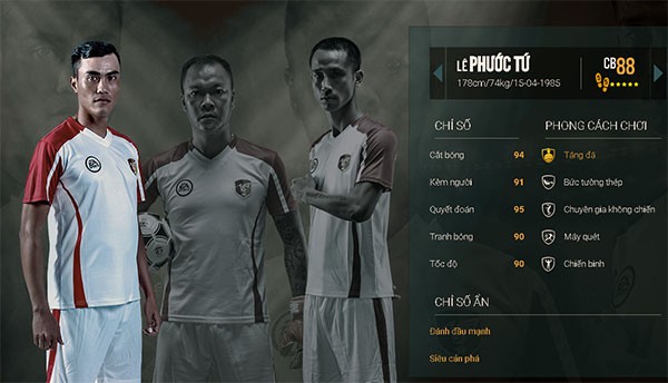 Lê Phước Tứ: Lá chắn thép của tuyển Việt Nam trong FIFA Online 3