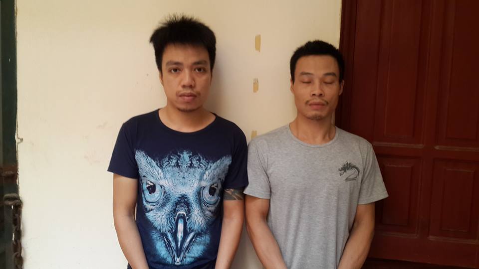 Long và Bảo bị bắt vì hành vi cướp tài sản