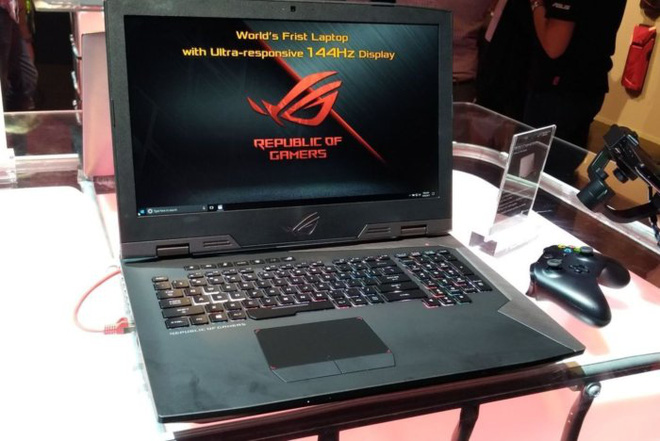 Asus ROG Chimera G703: Laptop chơi game đầu tiên trên thế giới có màn hình 144Hz