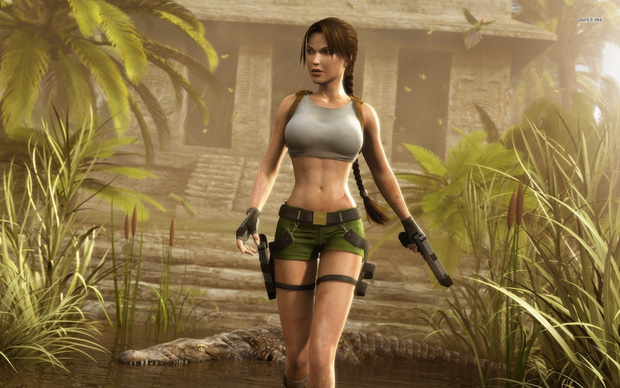  Lara Croft nổi tiếng với sự thông minh, mạnh mẽ và… quyến rũ 