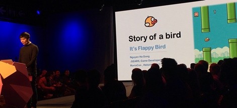  Nguyễn Hà Đông chia sẻ về Flappy Bird tại sự kiện Roviocon 2017 