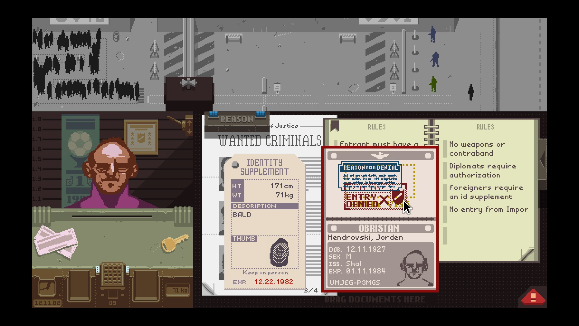 Papers, Please: Game 