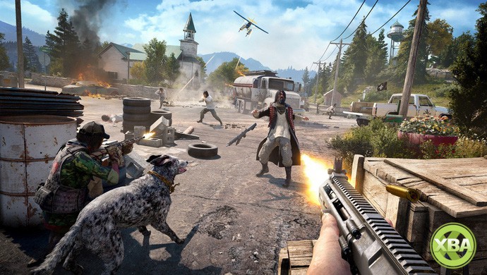 Far Cry 5 tung trailer dỗ dành game thủ vì hoãn ngày ra mắt, có cả lái xe và chặn cầu y chang PUBG!