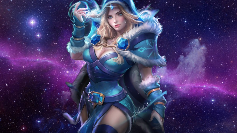 Dota 2 Crystal Maiden đừng Tưởng Yếu đuối đay đang La Support