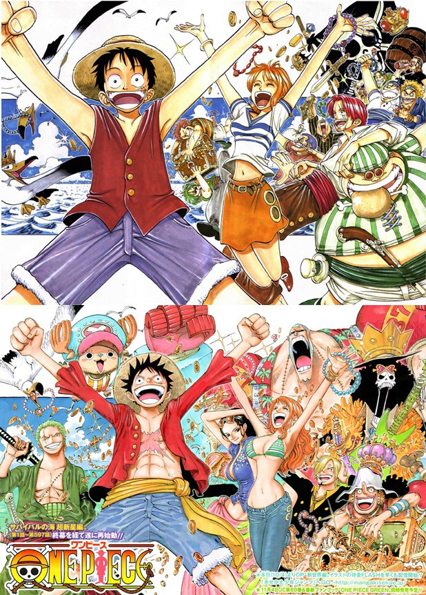  Luffy ngày càng “cứng cỏi” hơn, không còn vẻ ngoài “ngáo ngơ” như những ngày đầu 