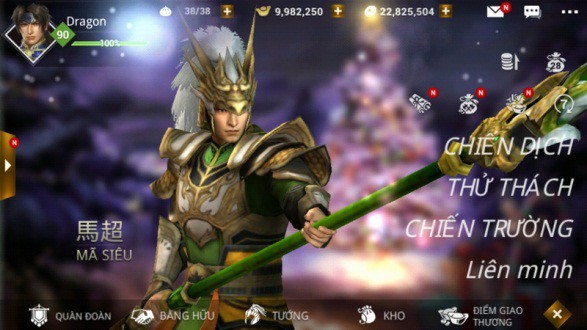 Dynasty Warriors: Unleashed tung bản cập nhật siêu khủng chào đón Giáng Sinh