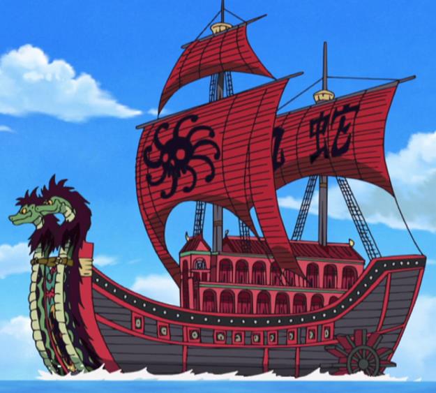  Con tàu Rắn của nữ hoàng Hải tặc Boa Hancook. 
