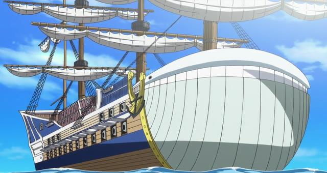 Moby Dick là con tàu của Tứ Hoàng Râu Trắng. Tên của con tàu được đặt theo huyền thoại về một con cá voi Trắng. 
