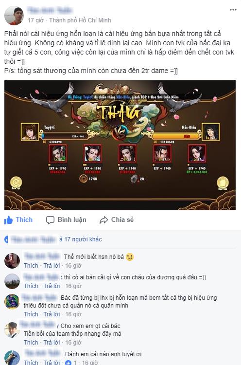 Game thủ tự hào khoe chiến thắng được Hắc Điểu dù thua hơn 4 triệu lực chiến trong group