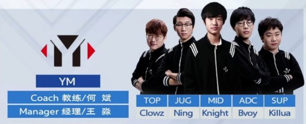  Knight (ở giữa) là tuyển thủ duy nhất ở Trung Quốc đang sở hữu 2 tài khoản top 20 thách đấu Hàn Quốc. 