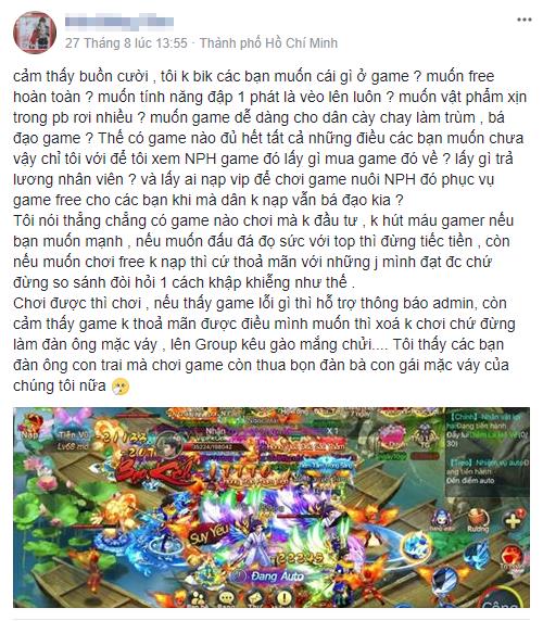 Khi 500 chị em game thủ lên tiếng: “Đàn ông, con trai bây giờ còn kém cả đám mặc váy”