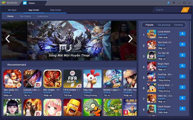 Những phần mềm giả lập Android chơi game mobile trên PC tốt nhất hiện nay