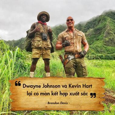  Dwayne Johnson và Kevin Hart tiếp tục có màn kết hợp xuất sắc và đầy nổi bật 