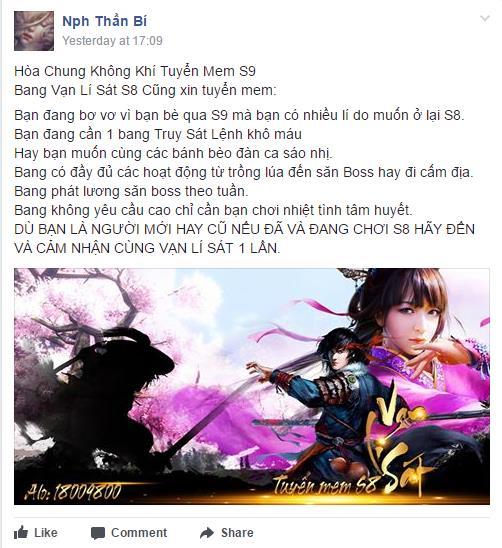Bang Hội tuyển mem gắt gao trên các hội nhóm