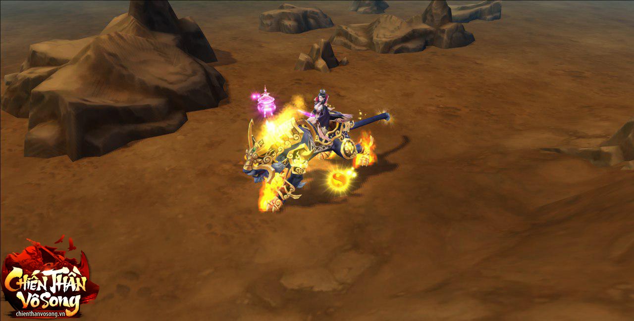 Chân Cơ uy nghi bệ vệ, thần thái hơn người trong giao diện ingame