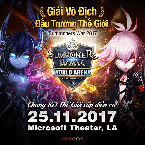 Bất ngờ đại diện Việt Nam lọt vào chung kết thế giới đấu trường Summoners War