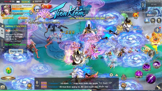 Trải nghiệm Tiên Kiếm Truyền Kỳ - Game mobile chơi được trên mọi cấu hình máy