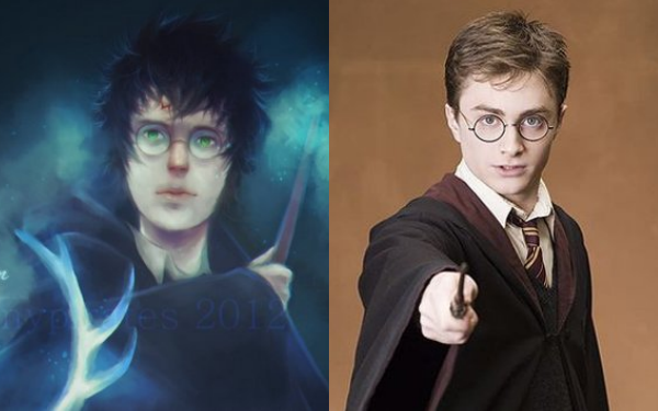 Dàn nhân vật Harry Potter trong phim và truyện có thật sự giống nhau y xì đúc? - Ảnh 1.