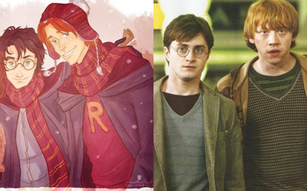 Dàn nhân vật Harry Potter trong phim và truyện có thật sự giống nhau y xì đúc? - Ảnh 2.