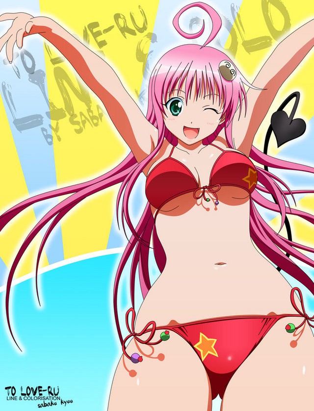 Giải nhiệt mùa hè cùng bộ ảnh Bikini nóng bỏng của các mỹ nhân trong To Love Ru - Ảnh 13.