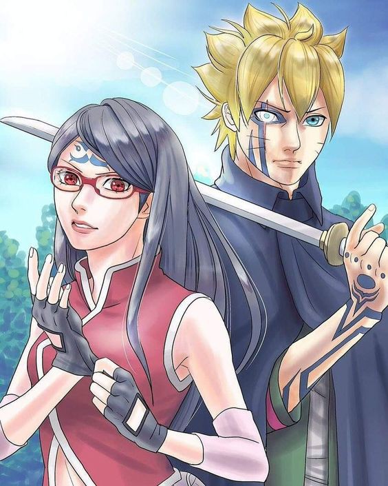 Mê mẩn với loạt ảnh tình cảm của Boruto và Sarada Uchiha: Khi 2 gia đình mạnh mẽ nhất Làng Lá kết làm thông gia - Ảnh 4.