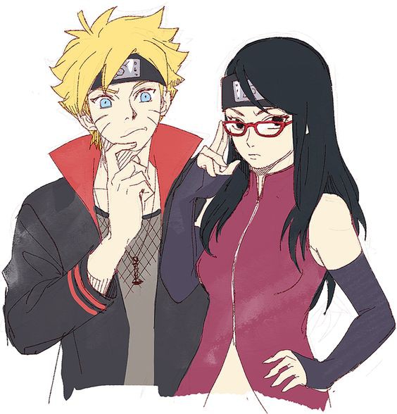 Mê mẩn với loạt ảnh tình cảm của Boruto và Sarada Uchiha: Khi 2 gia đình mạnh mẽ nhất Làng Lá kết làm thông gia - Ảnh 1.