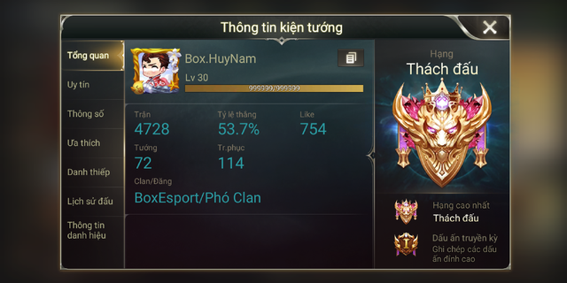 Liên Quân Mobile: Top 1 rank Thách Đấu được 2 tuyển thủ eSports hỗ trợ buff sao - Ảnh 2.