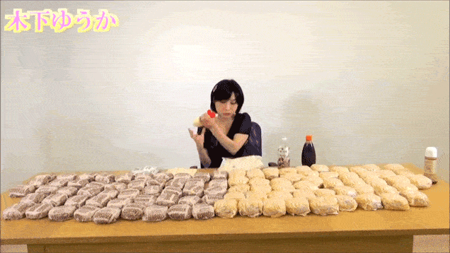 Cô gái nhỏ nhắn nổi tiếng nhất Nhật Bản với khả năng ăn mãi không biết no là gì - Ảnh 2.