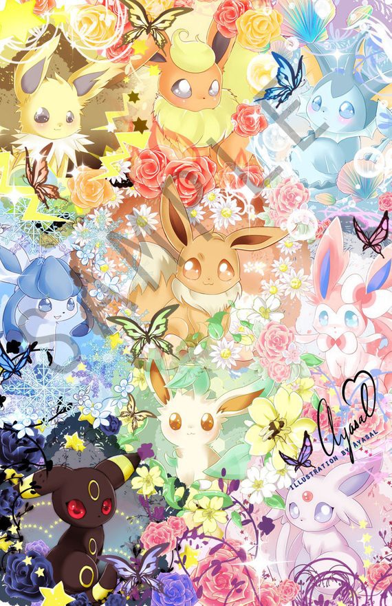 Bộ tranh vẽ tuyệt đẹp về Eeveelution, dòng họ độc nhất vô nhị trong thế giới Pokemon - Ảnh 6.