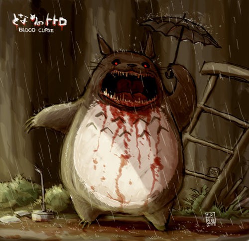 Giật mình khi chú mèo đáng yêu trong My Neighbor Totoro biến hình thành... thần chết - Ảnh 2.