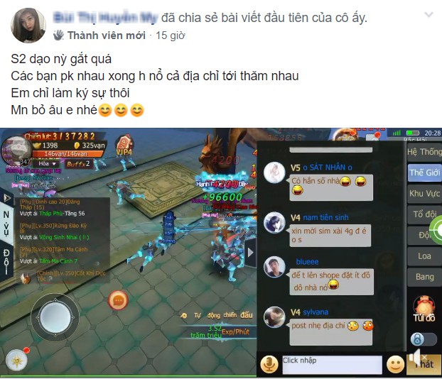 Tam Sinh Tam Thế: Vừa được khen “server không thích phốt” xong, game thủ server 2 đã... vả vào mồm người viết bằng màn nổ địa chỉ cực gắt - Ảnh 2.