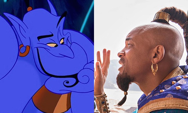 Sai quá sai với tạo hình chàng ngố Aladdin, phản diện Jafar thì đẹp trai như soái ca còn Will Smith không khác gì... Thần Hề - Ảnh 6.