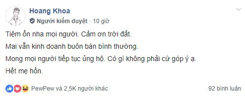 Hú hồn, quán bánh mỳ của Pewpew suýt nữa thì gặp hỏa hoạn giữa đêm - Ảnh 2.