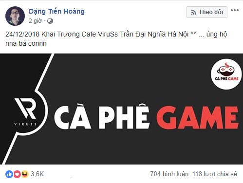 Nóng: Viruss chính thức ấn định ngày ra mắt quán Cafe Game Viruss gần Bách Khoa, Hà Nội - Ảnh 1.